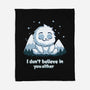 Yeti Doesn't Believe In You-None-Fleece-Blanket-Geeky Girlky