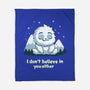 Yeti Doesn't Believe In You-None-Fleece-Blanket-Geeky Girlky