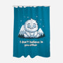 Yeti Doesn't Believe In You-None-Polyester-Shower Curtain-Geeky Girlky