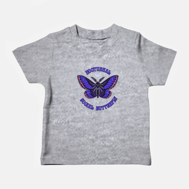 Nocturnal Social Butterfly-Baby-Basic-Tee-rmatix