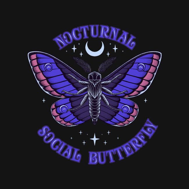 Nocturnal Social Butterfly-None-Basic Tote-Bag-rmatix