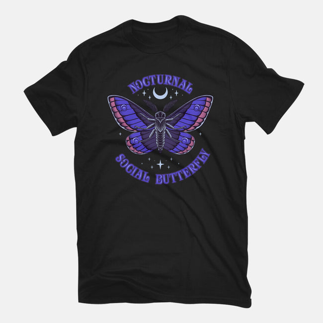 Nocturnal Social Butterfly-Mens-Heavyweight-Tee-rmatix