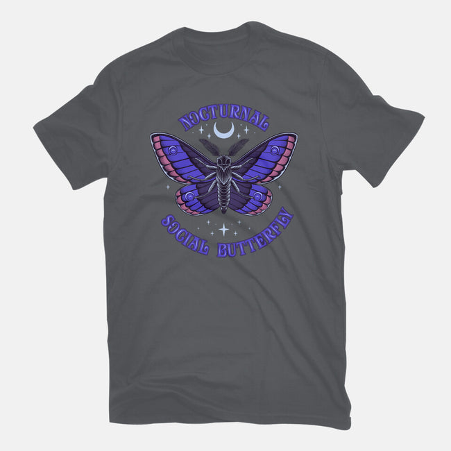 Nocturnal Social Butterfly-Mens-Heavyweight-Tee-rmatix