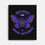 Nocturnal Social Butterfly-None-Stretched-Canvas-rmatix