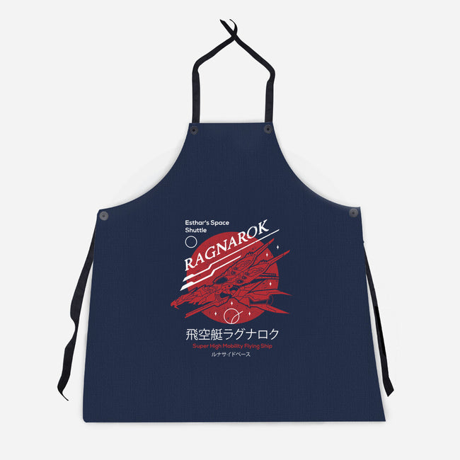 Flying Ship-Unisex-Kitchen-Apron-LAGELANTEE