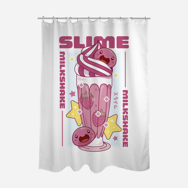 Pink Slime Sweet Milk-None-Polyester-Shower Curtain-LAGELANTEE