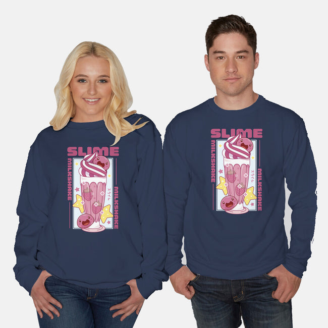 Pink Slime Sweet Milk-Unisex-Crew Neck-Sweatshirt-LAGELANTEE