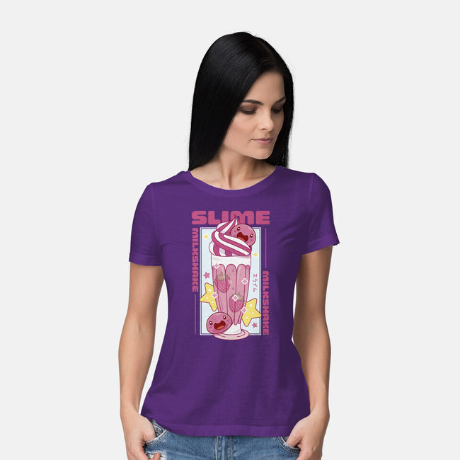 Pink Slime Sweet Milk-Womens-Basic-Tee-LAGELANTEE