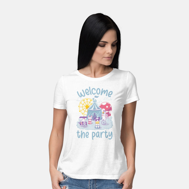 Traveling Circus-Womens-Basic-Tee-tobefonseca