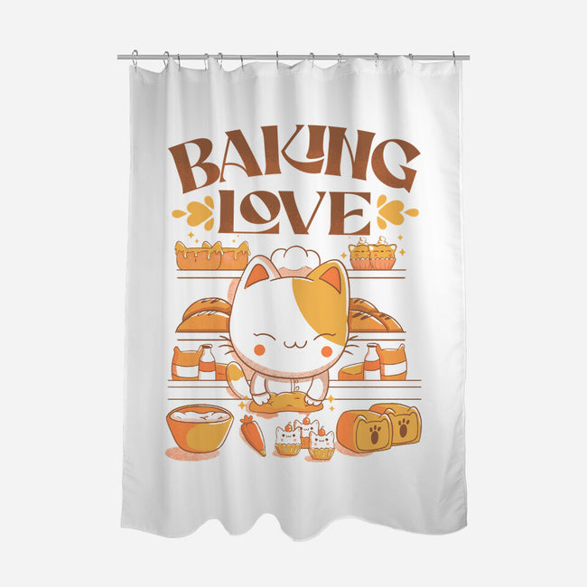 Baking Love-None-Polyester-Shower Curtain-tobefonseca