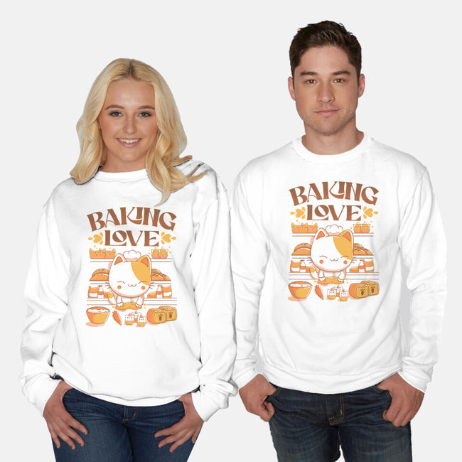 Baking Love-Unisex-Crew Neck-Sweatshirt-tobefonseca