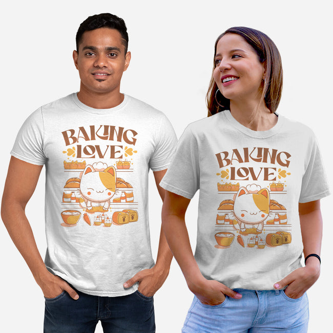 Baking Love-Unisex-Basic-Tee-tobefonseca