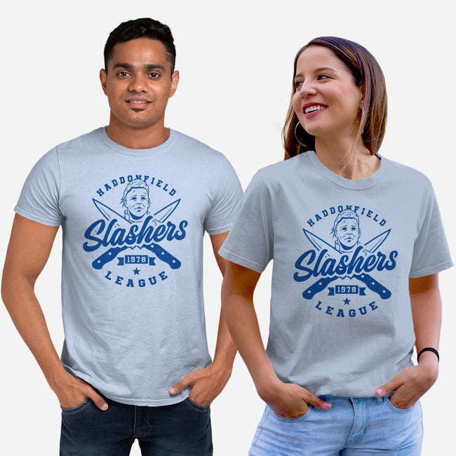 Haddonfield League-Unisex-Basic-Tee-Getsousa!