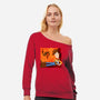 Toys Issues-Womens-Off Shoulder-Sweatshirt-jasesa