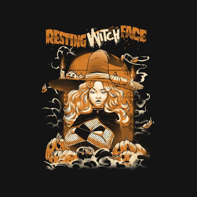 Resting Witch Face-Womens-Off Shoulder-Tee-Massai