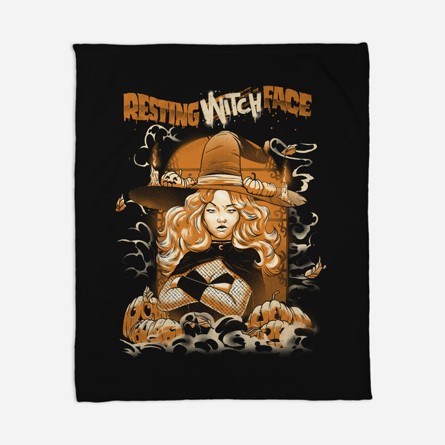 Resting Witch Face-None-Fleece-Blanket-Massai