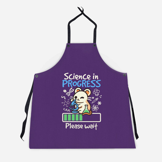 Science In Progress-Unisex-Kitchen-Apron-NemiMakeit