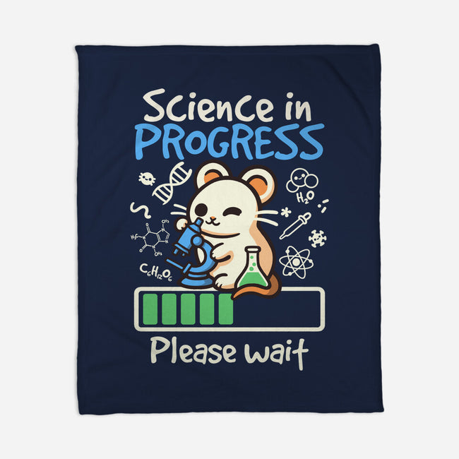 Science In Progress-None-Fleece-Blanket-NemiMakeit