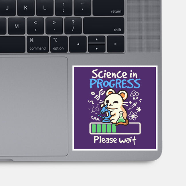 Science In Progress-None-Glossy-Sticker-NemiMakeit