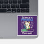 Science In Progress-None-Glossy-Sticker-NemiMakeit