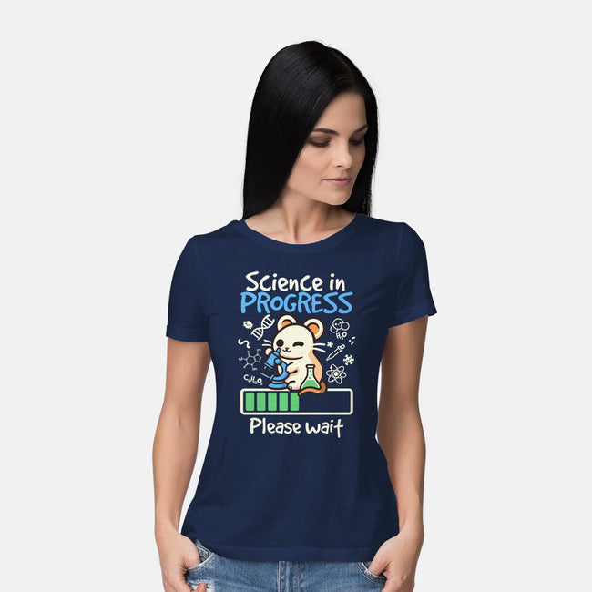 Science In Progress-Womens-Basic-Tee-NemiMakeit