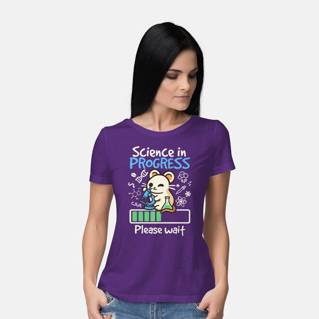 Science In Progress-Womens-Basic-Tee-NemiMakeit