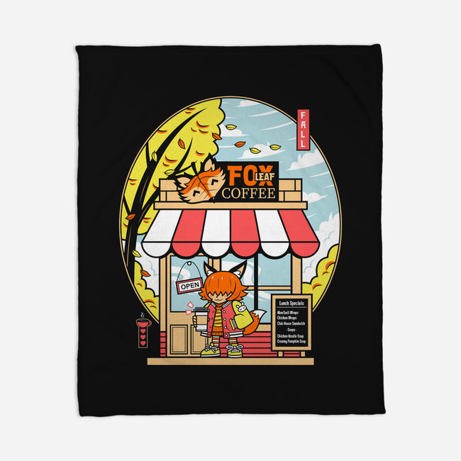 Fox Leaf Coffee-None-Fleece-Blanket-krisren28