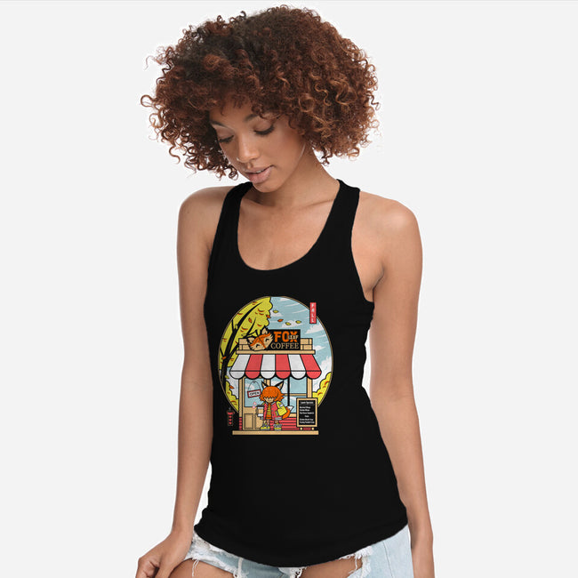 Fox Leaf Coffee-Womens-Racerback-Tank-krisren28