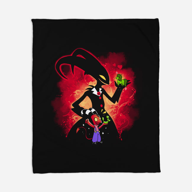 Demon Boss-None-Fleece-Blanket-Vallina84