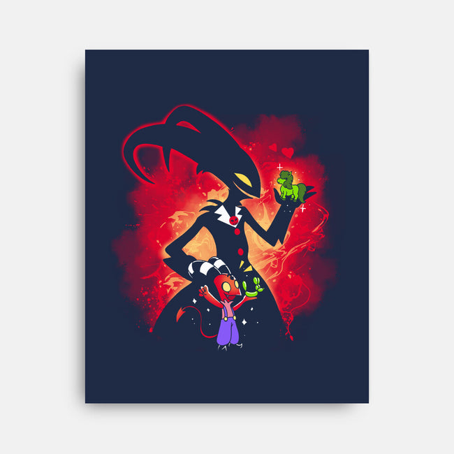 Demon Boss-None-Stretched-Canvas-Vallina84