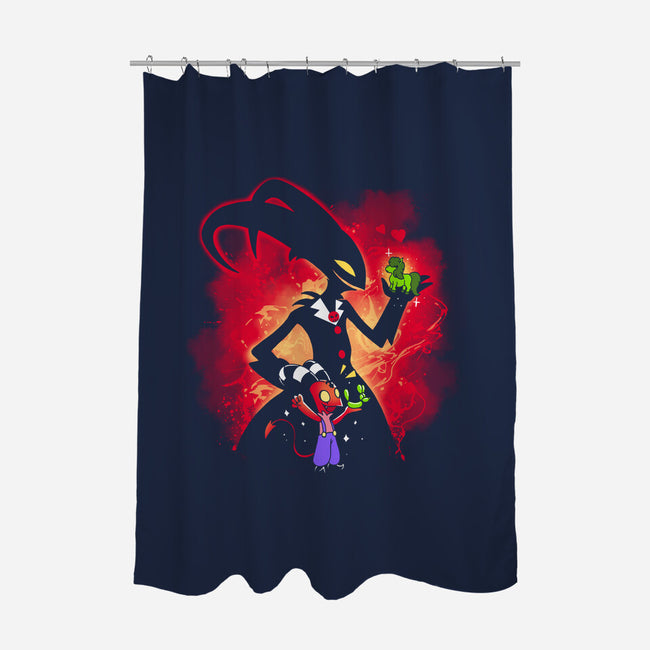 Demon Boss-None-Polyester-Shower Curtain-Vallina84