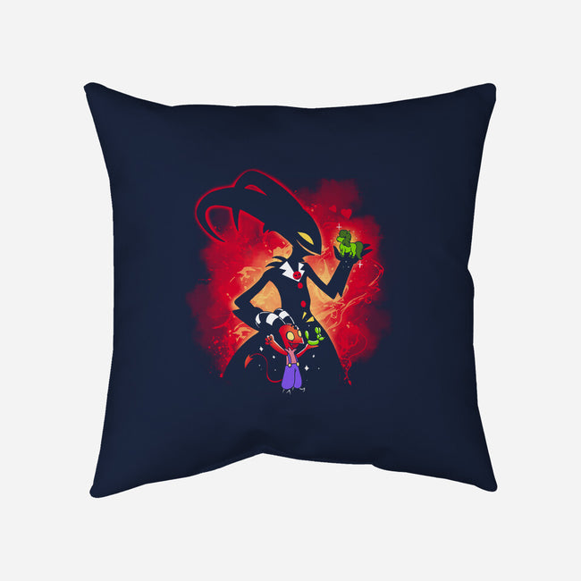 Demon Boss-None-Removable Cover w Insert-Throw Pillow-Vallina84