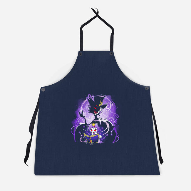 Demon Owl-Unisex-Kitchen-Apron-Vallina84