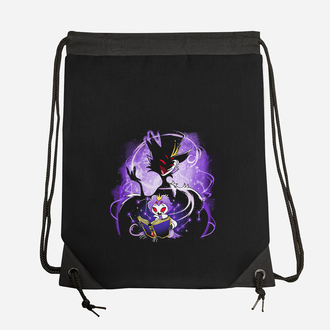 Demon Owl-None-Drawstring-Bag-Vallina84