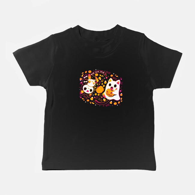 Halloween Kittens-Baby-Basic-Tee-Vallina84