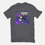 This Is Spooky But Fine-Womens-Fitted-Tee-rocketman_art