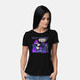 This Is Spooky But Fine-Womens-Basic-Tee-rocketman_art