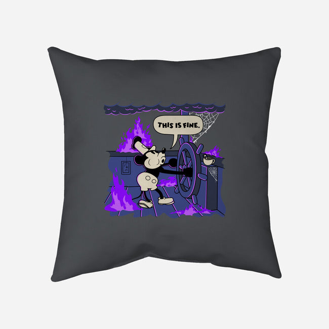 This Is Spooky But Fine-None-Removable Cover w Insert-Throw Pillow-rocketman_art