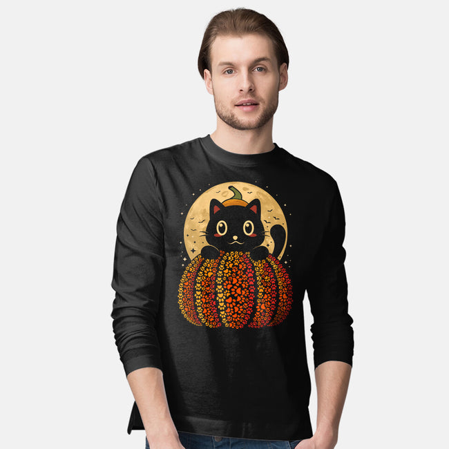 Pawmpkin-Mens-Long Sleeved-Tee-erion_designs