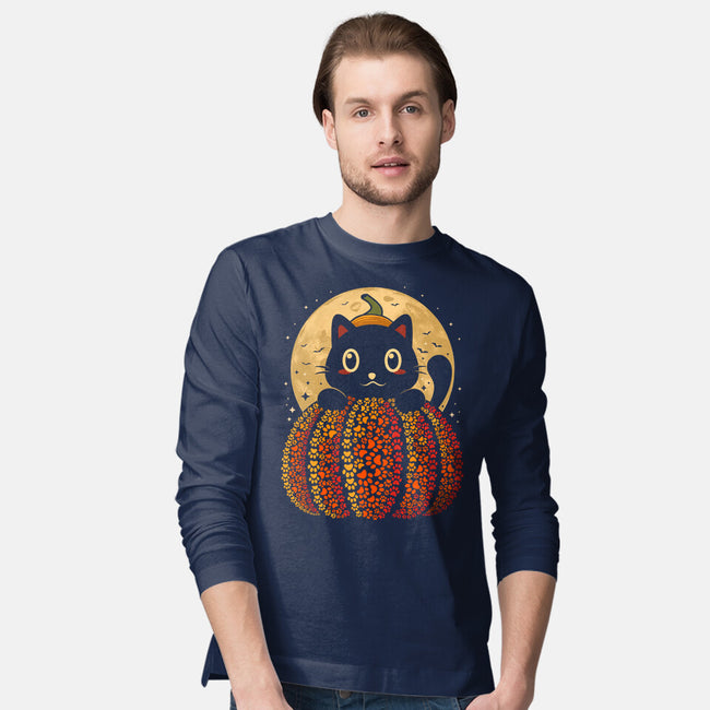 Pawmpkin-Mens-Long Sleeved-Tee-erion_designs