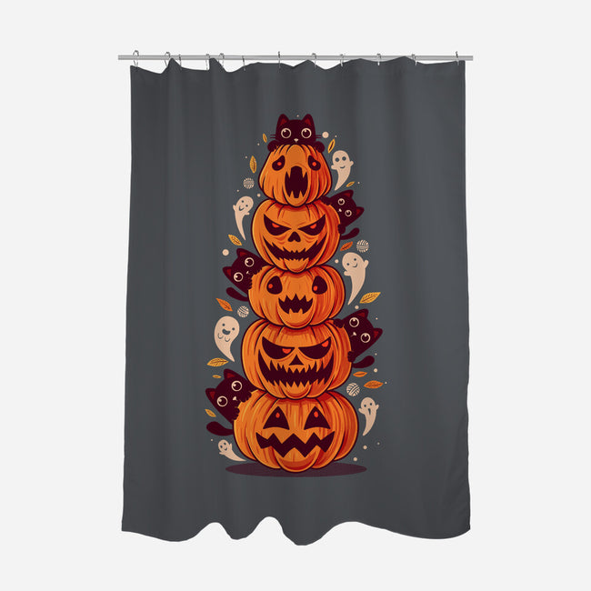 Spooky Tower-None-Polyester-Shower Curtain-erion_designs