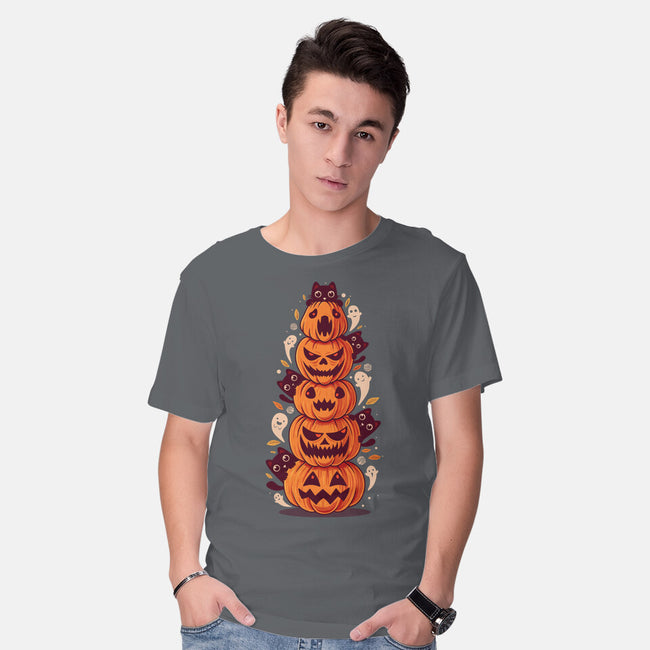 Spooky Tower-Mens-Basic-Tee-erion_designs