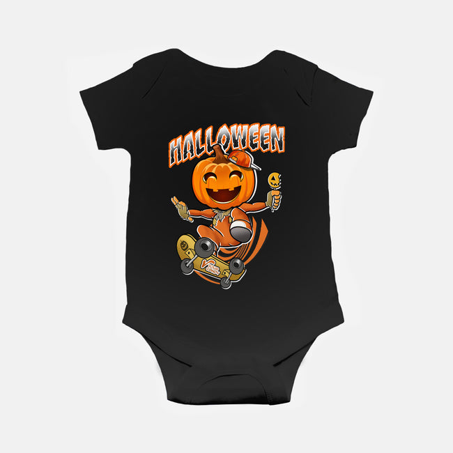 Skateboard Trickster-Baby-Basic-Onesie-palmstreet