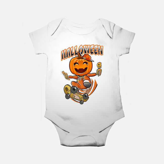 Skateboard Trickster-Baby-Basic-Onesie-palmstreet