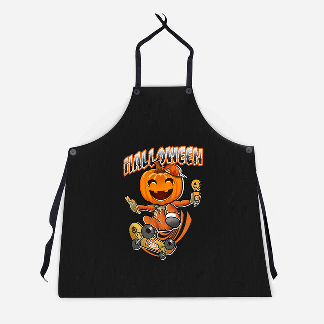 Skateboard Trickster-Unisex-Kitchen-Apron-palmstreet