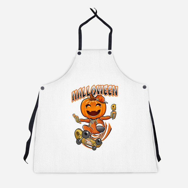 Skateboard Trickster-Unisex-Kitchen-Apron-palmstreet