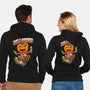 Skateboard Trickster-Unisex-Zip-Up-Sweatshirt-palmstreet