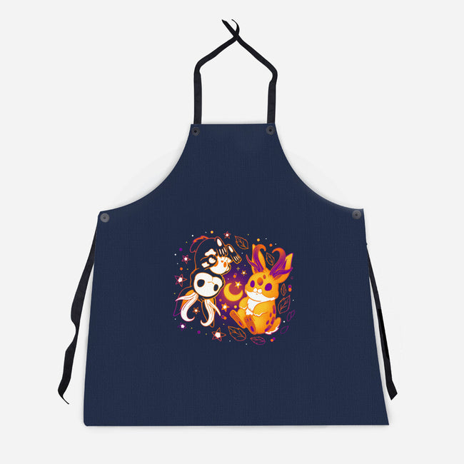 Halloween Jackalope-Unisex-Kitchen-Apron-Vallina84