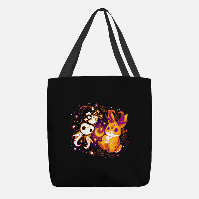 Halloween Jackalope-None-Basic Tote-Bag-Vallina84