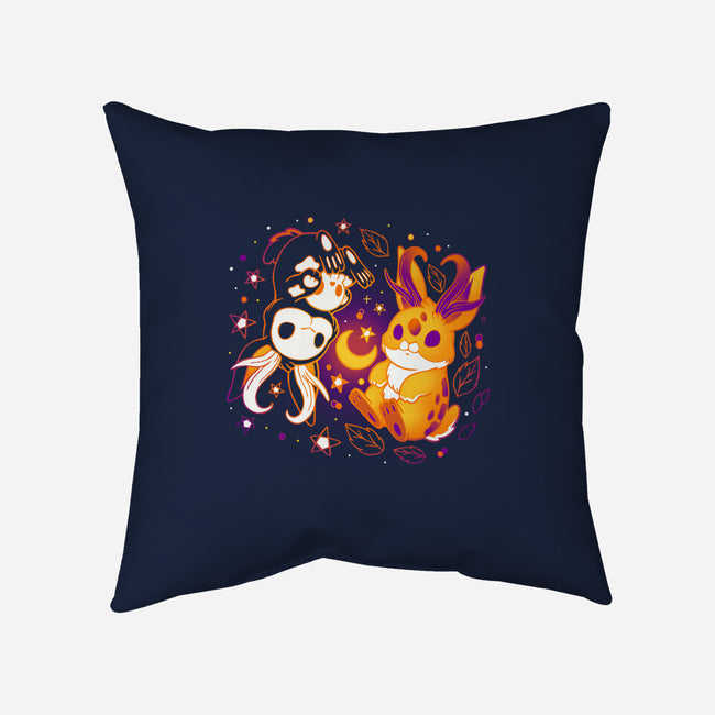 Halloween Jackalope-None-Removable Cover w Insert-Throw Pillow-Vallina84